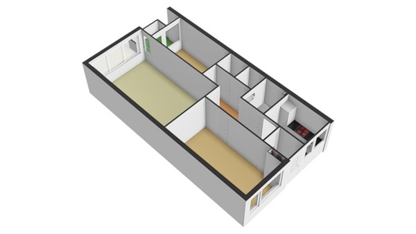 Floorplan - Burgemeester Hazenberglaan 99, 3078 HC Rotterdam